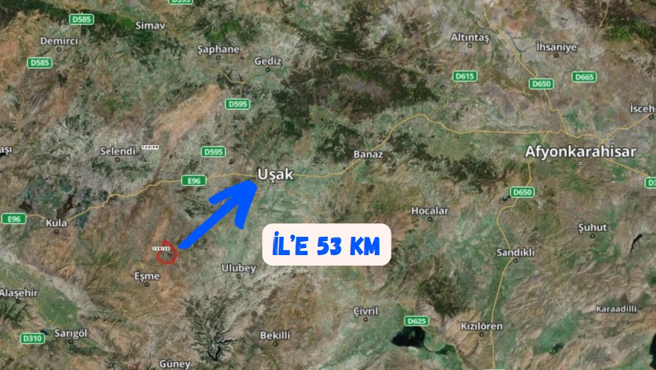 UŞAK EŞME KOLANKAYA KÖYÜ’NDE 1.654 M²  TARLA SATILIKTIR - UŞAK EŞME fotoğraf 8